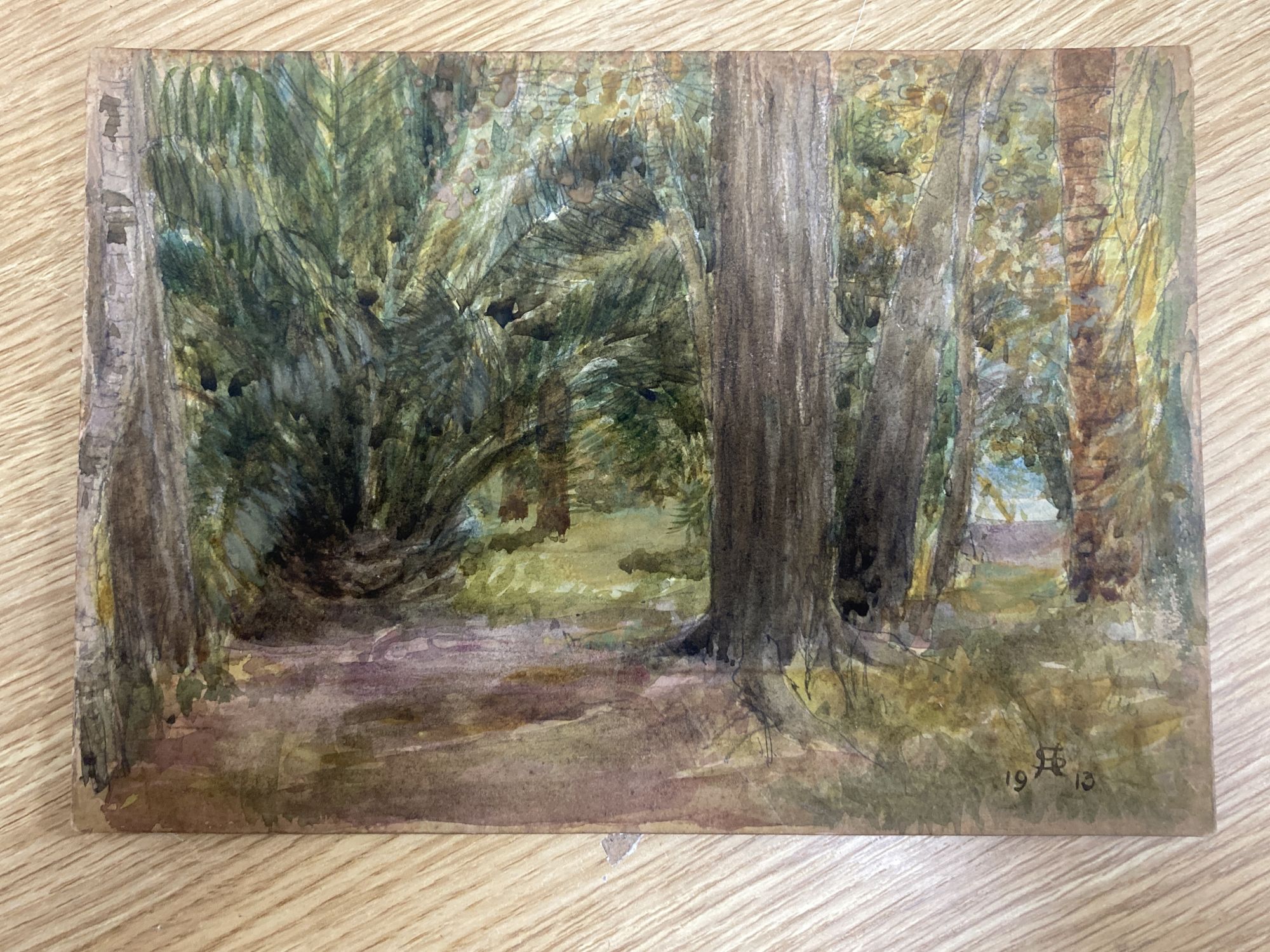 H. Slade, collection of watercolour sketches on board, including views of Buenos Aires, c.1913-1920's, largest 18 x 25.5cm
